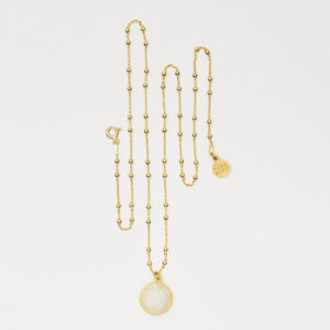 Łańcuszek z kamieniem księżycowym