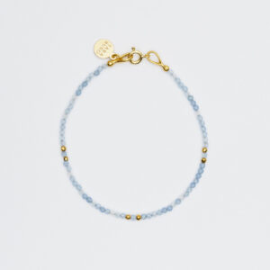 Bransoletka z akwamarynem