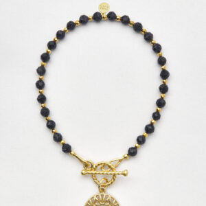 Bransoletka z Nocą Kairu i ażurowym księżycem