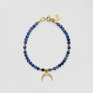 Bransoletka z kyanitem i księżycem