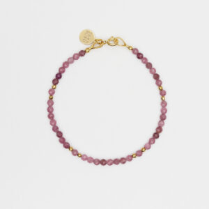 Bransoletka z różowym turmalinem