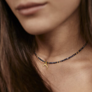 Naszyjnik z Nocą Kairu i księżycem