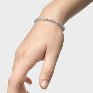 Bransoletka z akwamarynem