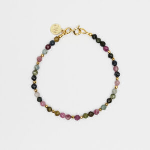 Bransoletka z kolorowym turmalinem