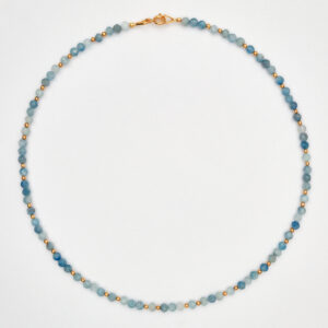 Naszyjnik z akwamarynem