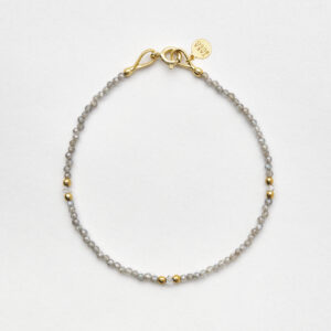 Bransoletka z labradorytem srebrnym