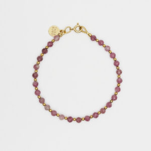Bransoletka z różowym turmalinem