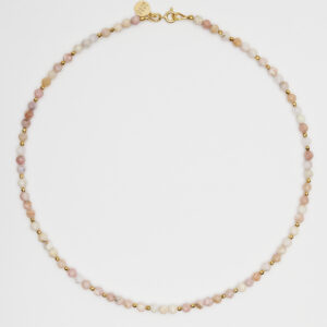 Naszyjnik z opalem różowym