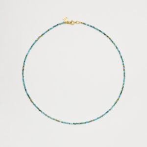 Naszyjnik z turkusem i apatytem