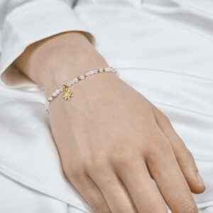 Bransoletka z topazem i gwiazdką