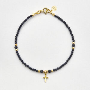 Bransoletka z Nocą Kairu i krzyżykiem