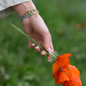 Bransoletka z chryzoprazem